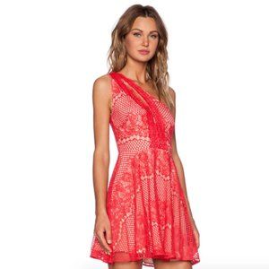 Stylestalker Elliot Circle Lace One Shoulder Dress